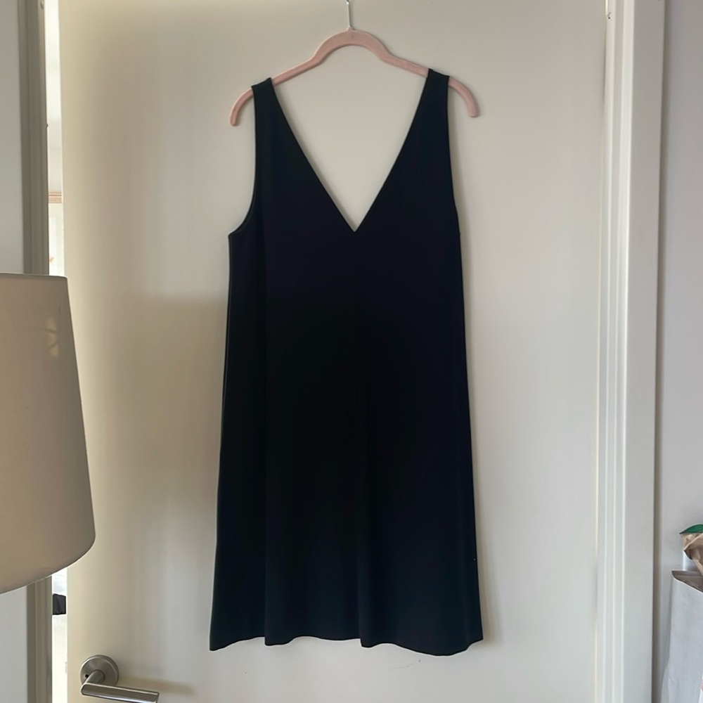 Black V-Neck Dress